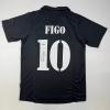 imageAutographedSigned Luis Figo Real Madrid Black Soccer Jersey Beckett BAS COA