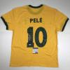 imageAutographedSigned Pele Brazil Yellow Soccer Futbol Jersey PSADNA COA Auto 2