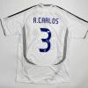 imageAutographedSigned Roberto Carlos Real Madrid White Soccer Jersey Beckett BAS COA