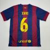 imageAutographedSigned Xavi FC Barcelona Blue Soccer Jersey Beckett BAS COA