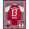 imageFramed AutographedSigned Michael Ballack FC Bayern Munich 35x39 Red Soccer Futbol Jersey Beckett BAS COA