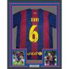 imageFramed AutographedSigned Xavi 35x39 FC Barcelona Blue Soccer Jersey Beckett BAS COA