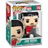 imageIan Rush 76 Facsimile Signed Reprint Laser Autographed Funko POP Soccer Liverpool Figurine with Protector Case