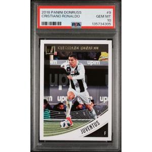 imageGraded 2018 Panini Donruss Cristiano Ronaldo 9 Soccer Card PSA 10 Gem Mint