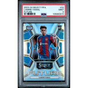 imageGraded 2023 Select FIFA Future Prizm Lamine Yamal 22 Rookie RC Soccer Card PSA 9 Mint