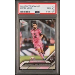 imageGraded 2024 Topps Now MLS Lionel Messi 1 Maestro Creates 1st Goal of 2024 MLS Season Opener Soccer Card PSA 10 Gem Mint