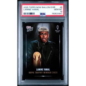 imageGraded 2025 Topps Now Ballon dOr Lamine Yamal 6 Soccer Card PSA 10 Gem Mint