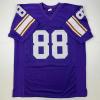 imageFacsimile Autographed Alan Page Minnesota Purple Reprint Laser Auto Football Jersey Size Mens XL