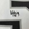 imageFacsimile Autographed David Robinson San Antonio Black Reprint Laser Auto Basketball Jersey Size Mens XL