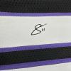 imageFacsimile Autographed DeMar DeRozan Sacramento Black Reprint Laser Auto Basketball Jersey Size Mens XL