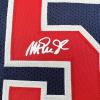 imageFacsimile Autographed Earvin Magic Johnson United States Team USA Olympics Blue Reprint Laser Auto Basketball Jersey Size Mens XL