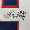 imageFacsimile Autographed JJ JJ Watt Houston Blue Reprint Laser Auto Football Jersey Size Mens XL