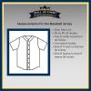 imageFacsimile Autographed James Wood Washington Blue Reprint Laser Auto Baseball Jersey Size Mens XL