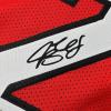 imageFacsimile Autographed Jimmy Butler Miami Red Reprint Laser Auto Basketball Jersey Size Mens XL