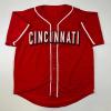 imageFacsimile Autographed Joey Votto Cincinnati Red Reprint Laser Auto Baseball Jersey Size Mens XL