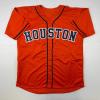 imageFacsimile Autographed Jose Altuve Houston Orange Reprint Laser Auto Baseball Jersey Size Mens XL