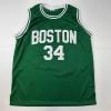 imageFacsimile Autographed Paul Pierce Boston Green Reprint Laser Auto Basketball Jersey Size Mens XL