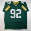 imageFacsimile Autographed Reggie White Green Bay Green Reprint Laser Auto Football Jersey Size Mens XL