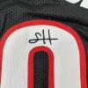 imageFacsimile Autographed Scoot Henderson Portland Black Reprint Laser Auto Basketball Jersey Size Mens XL