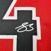 imageFacsimile Autographed Scottie Barnes Toronto Red Reprint Laser Auto Basketball Jersey Size Mens XL