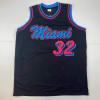 imageFacsimile Autographed Shaquille Shaq ONeal Miami Black Vice City Reprint Laser Auto Basketball Jersey Size Mens XL