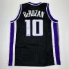 imageFacsimile Autographed DeMar DeRozan Sacramento Black Reprint Laser Auto Basketball Jersey Size Mens XL