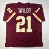 imageFacsimile Autographed Sean Taylor Washington Red Reprint Laser Auto Football Jersey Size Mens XL