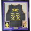 imageFramed Facsimile Autographed LeBron James 35x3923 Los Angeles LA Black Mamba Reprint Laser Auto Basketball Jersey