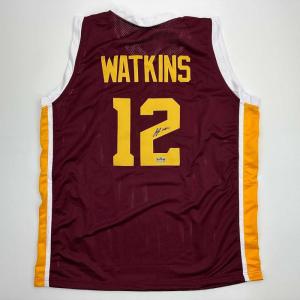 imageFacsimile Autographed Juju Watkins USC Maroon Reprint Laser Auto College Basketball Jersey Size Mens XL
