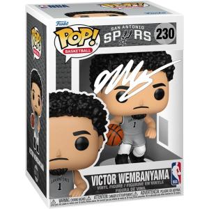 imageVictor Wembanyama 230 Statement Edition Jersey Facsimile Signed Reprint Laser Autographed Funko POP Basketball NBA San Antonio Spurs Figurine with Protector Case