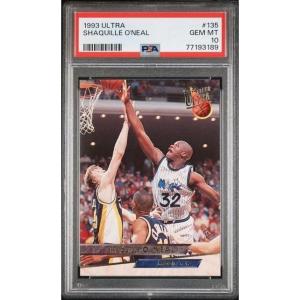 imageGraded 1993 Fleer Ultra Shaquille ONeal 135 2nd Year Basketball Card PSA 10 Gem Mint