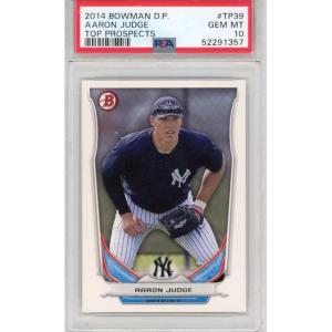 imageGraded 2014 Bowman Draft Picks Top Prospects Aaron Judge TP39 Rookie RC Baseball Card PSA 10 Gem Mint