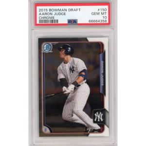 imageGraded 2015 Topps Bowman Draft Aaron Judge 150 Chrome Rookie RC Baseball Card PSA 10 Gem Mint
