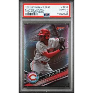 imageGraded 2022 Topps Bowmans Best Elly De La Cruz TP17 Top Prospects Rookie RC Baseball Card PSA 10 Gem Mint