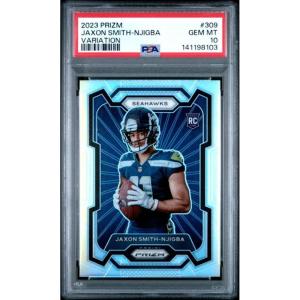 imageGraded 2023 Panini Prizm Jaxon SmithNjigba 309 Variation Rookie RC Football Card PSA 10 Gem Mint