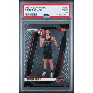 imageGraded 2024 Panini Prizm Caitlin Clark 145 Rookie RC Basketball Card PSA 9 Mint