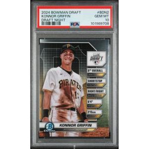 imageGraded 2024 Topps Bowman Draft Konnor Griffin BDN2 Draft Night Rookie RC Baseball Card PSA 10 Gem Mint