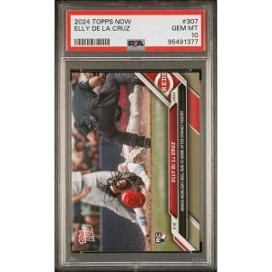 imageGraded 2024 Topps Now Elly De La Cruz 307 Rookie RC Baseball Card PSA 10 Gem Mint