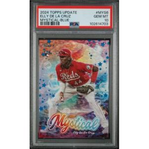 imageGraded 2024 Topps Update Elly De La Cruz MYS6 Mystical Blue Rookie RC Baseball Card PSA 10 Gem Mint