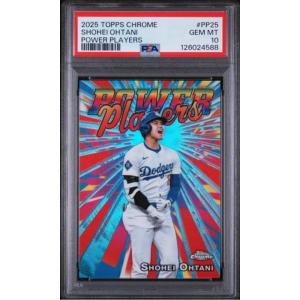 imageGraded 2025 Topps Chrome Shohei Ohtani PP25 Power Players Baseball Card PSA 10 Gem Mint