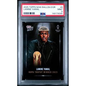 imageGraded 2025 Topps Now Ballon dOr Lamine Yamal 6 Soccer Card PSA 9 Mint