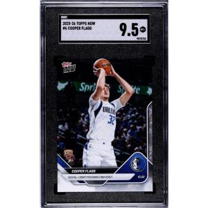 imageGraded 2025 Topps Now Cooper Flagg 6 Rookie RC Basketball Card SGC 95 Mint