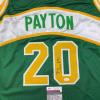 imageAutographedSigned Gary Payton Seattle Green Basketball Jersey JSA COA