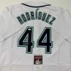 imageAutographedSigned Julio Rodriguez Seattle White Baseball Jersey JSA COA