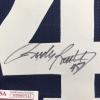 imageAutographedSigned Rudy Ruettiger Notre Dame Blue Rudy College Football Jersey JSA COA