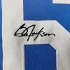imageFacsimile Autographed Bo Jackson Kansas City Blue Reprint Laser Auto Baseball Jersey Size Mens XL