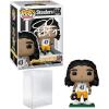 imageTroy Polamalu 334 Facsimile Signed Reprint Laser Autographed Funko POP Football Pittsburgh Steelers Figurine with Protector Case