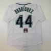 imageAutographedSigned Julio Rodriguez Seattle White Baseball Jersey JSA COA