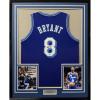 imageFramed AutographedSigned Kobe Bryant 33x42 Los Angeles LA Retro Blue Basketball Jersey PSADNA COA