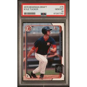 imageGraded 2015 Topps Bowman Draft Kyle Tucker 75 Rookie RC Baseball Card PSA 10 Gem Mint